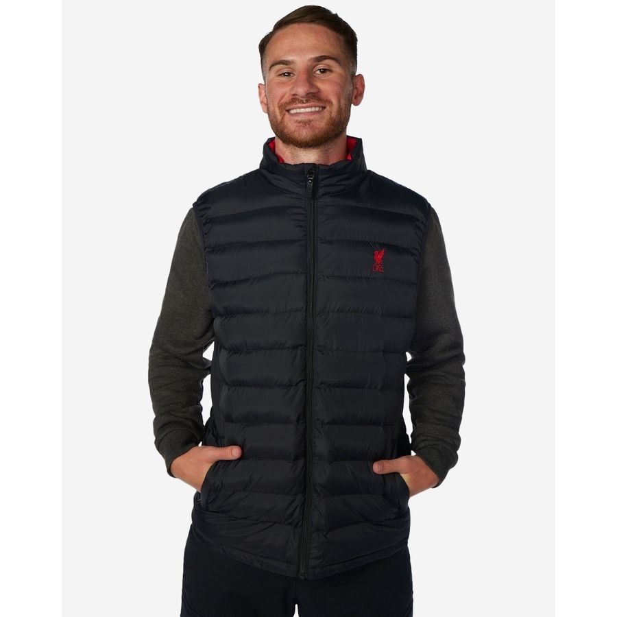 Liverpool Vest Padded - Black/Red - Men's-SoccerKits Hub | Buy Soccer Jerseys Online